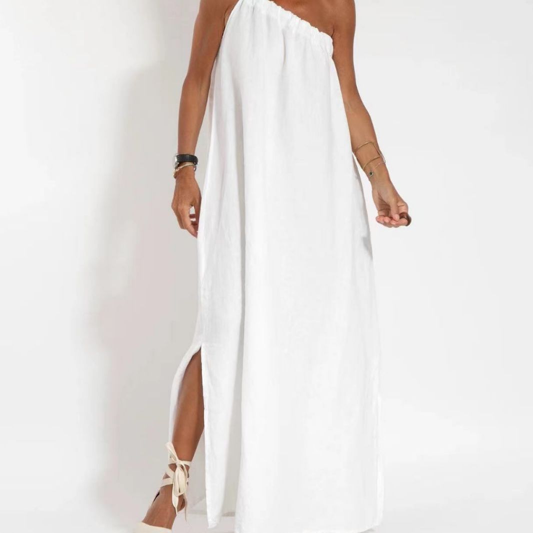 Damen Maxikleid mit asymmetrischem Träger Echo Archiv