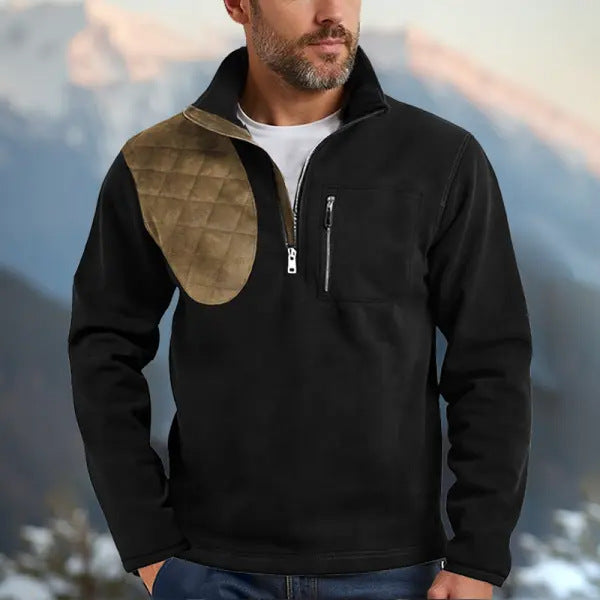 Herren funktionale Sweatjacke mit Stehkragen Echoarchiv