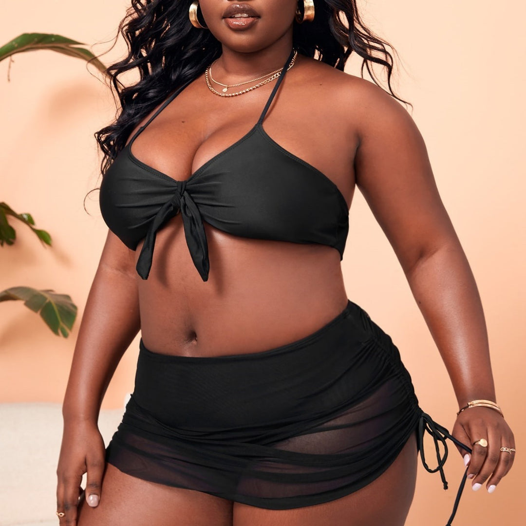 Damen Bikini-Set mit stilvollem Wickeldesign und verstellbaren Trägern Echo Archiv