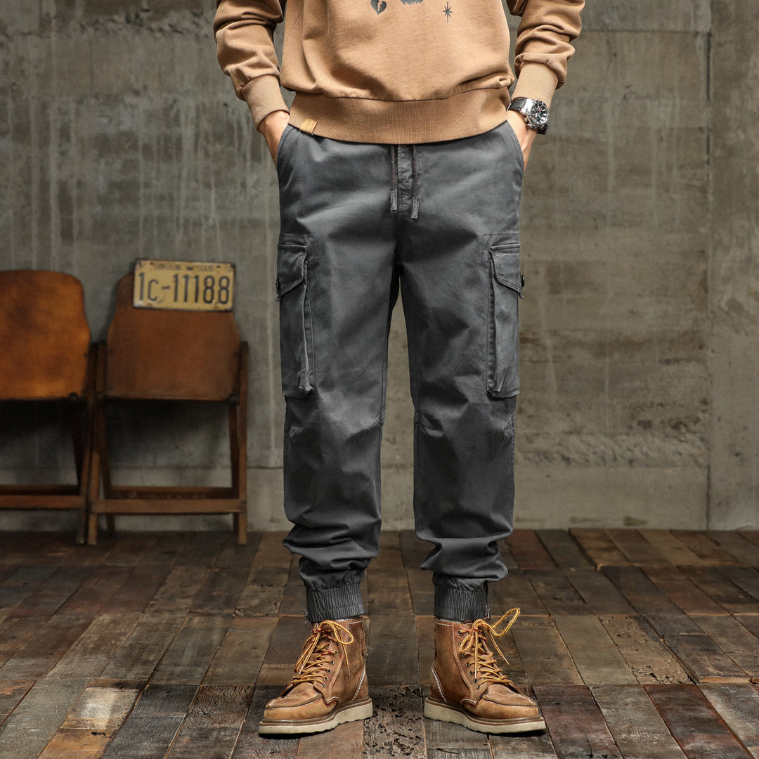 Herren Cargo-Hose mit atmungsaktiven Eigenschaften und multifunktionalen Taschen Echoarchiv