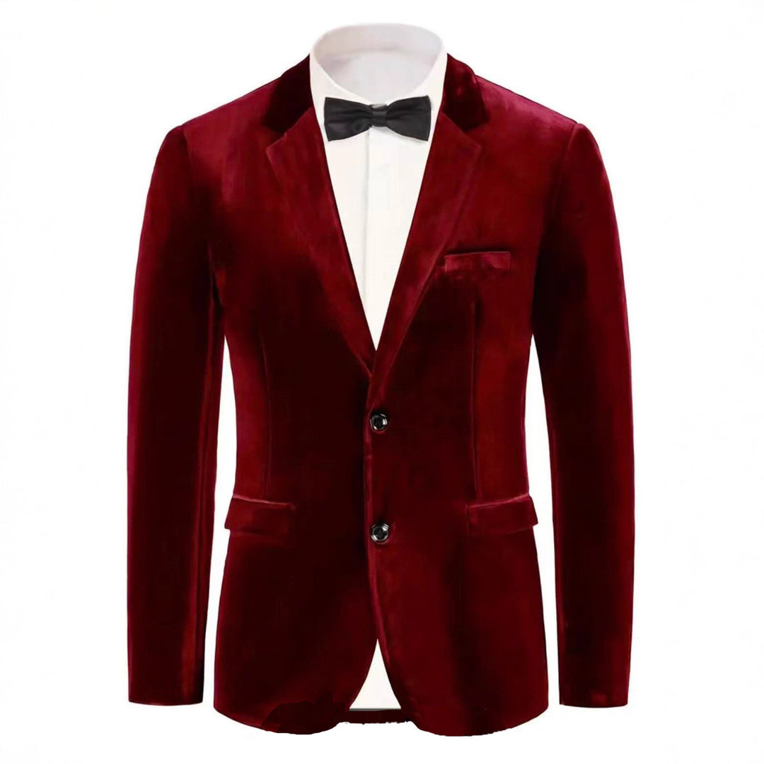 Herren edler Samt Blazer mit Finesse Echoarchiv