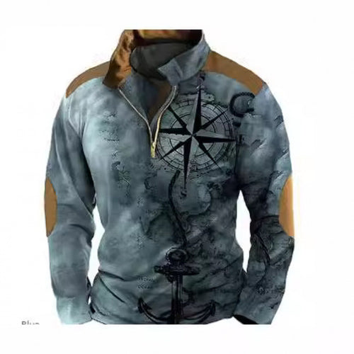 Herren attraktiver Freizeitpullover Echoarchiv