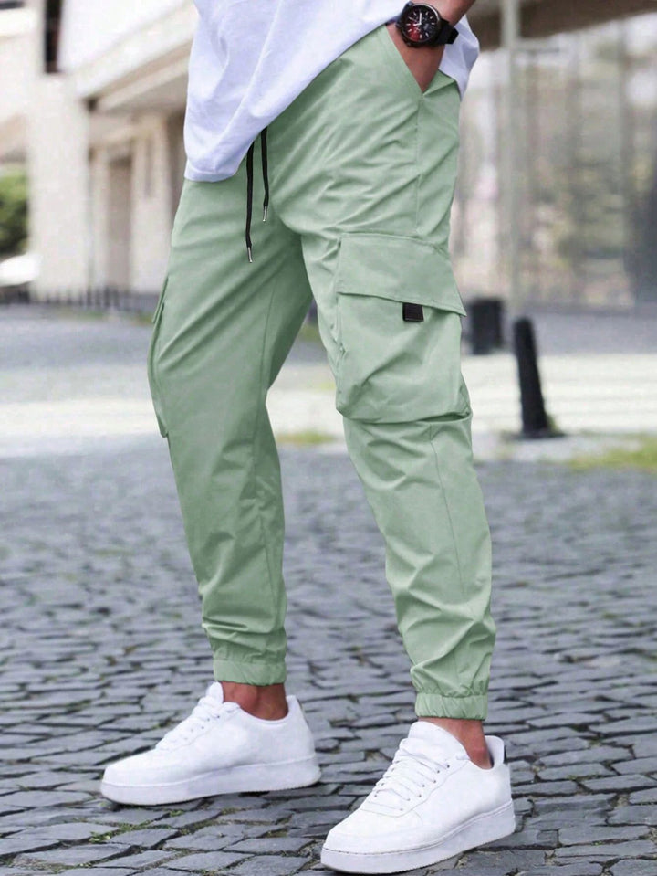 Herren Cargo-Hose mit elastischem Bund und praktischen Seitentaschen Echoarchiv