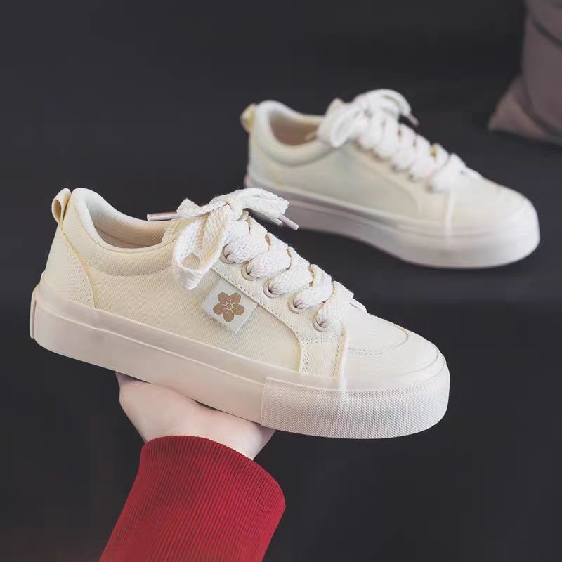 Damen Modische Sneakers aus hochwertigem Canvas mit eleganter Plattformsole Echo Archiv