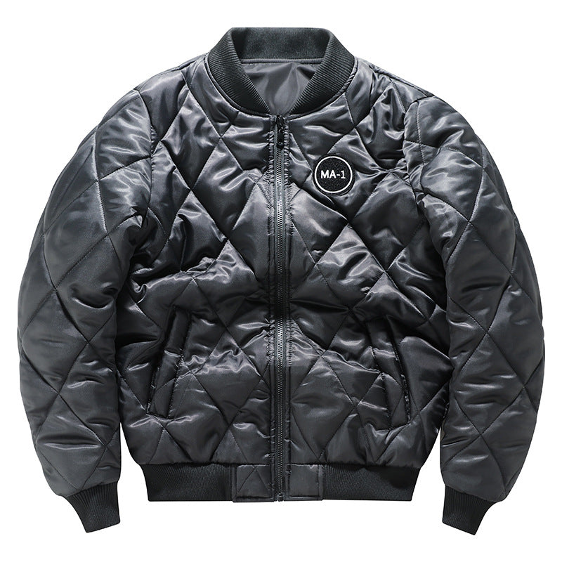 Herren Sportliche Bomberjacke mit Stickerei Echo Archiv