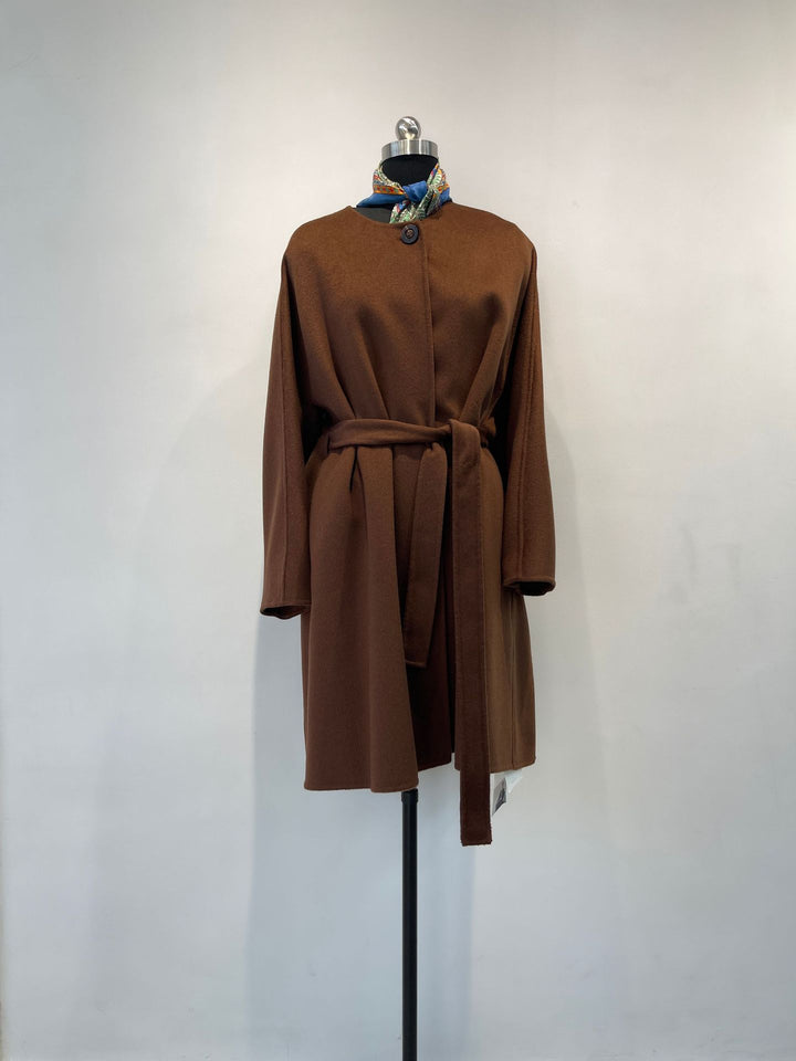 Damen Eleganter Gurtmantel Echoarchiv
