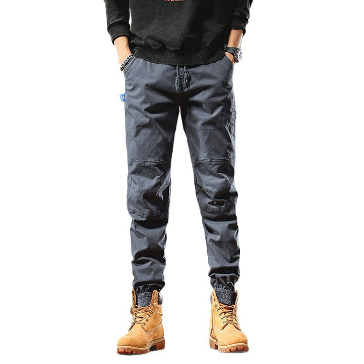 Herren Cargo-Joggerhose mit Knieeinsatz, Multifachtaschen und elastischem Saum Echo Archiv
