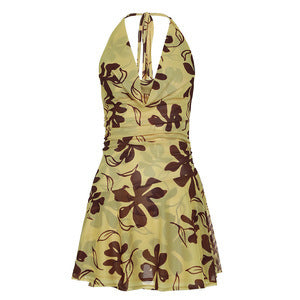 Damen Sommerliches Neckholderkleid mit floralem Muster Echo Archiv