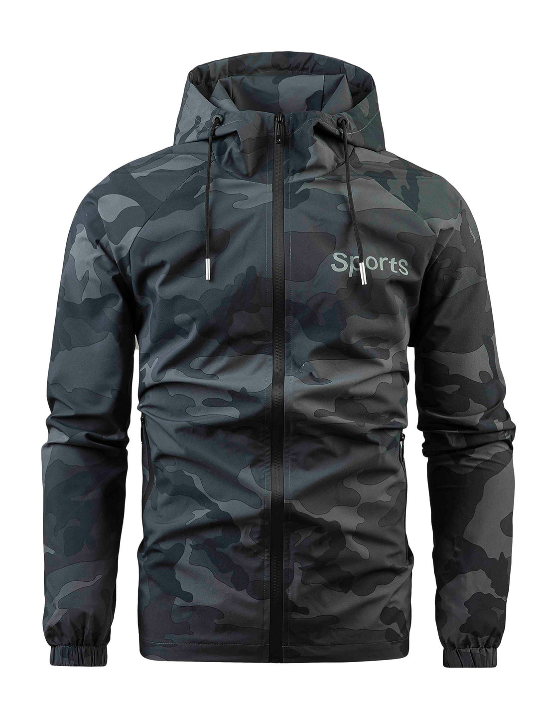 Herren Sportliche Camo-Funktionsjacke Echo Archiv