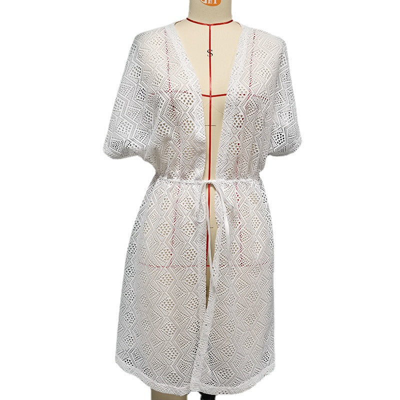 Damen eleganter Häkel-Strandüberwurf Echo Archiv
