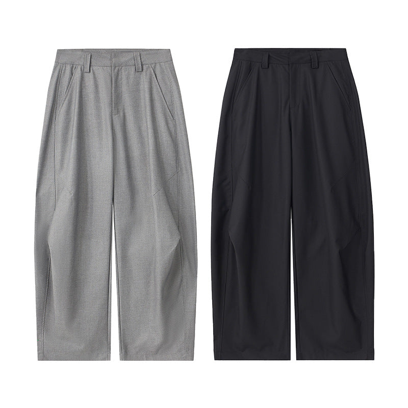 Herren Bodentiefe Oversize-Twillhose mit extra weitem Bein und cleanem Minimaldesign Echo Archiv