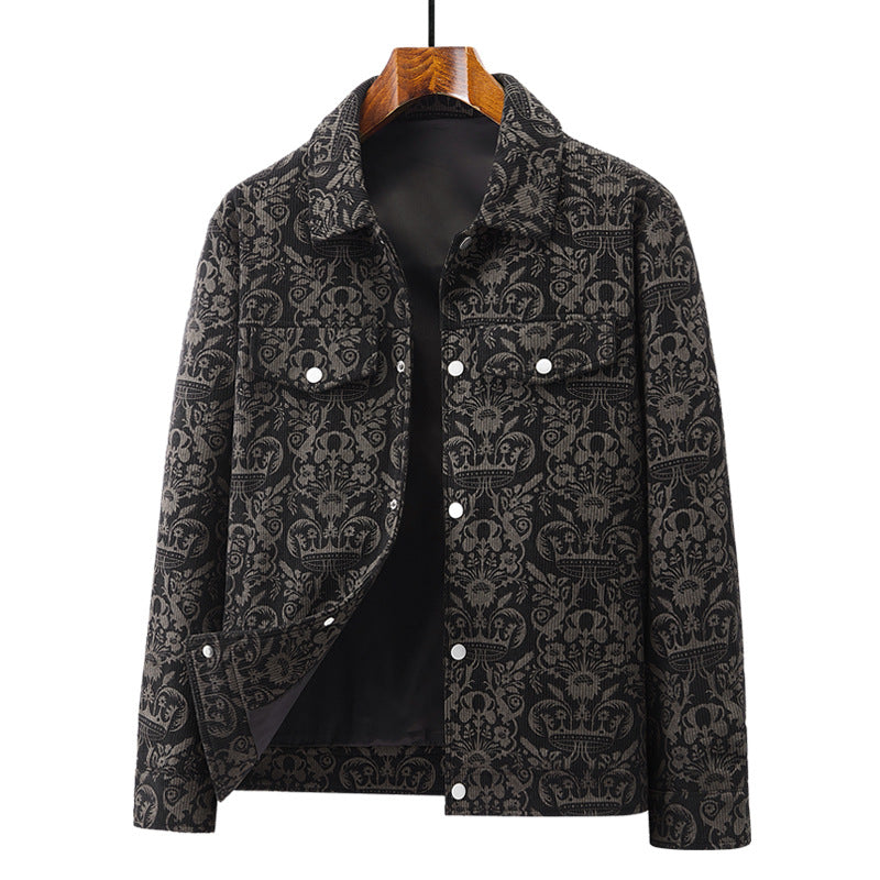 Damen Elegante Utility-Jacke mit floralem Muster Echo Archiv