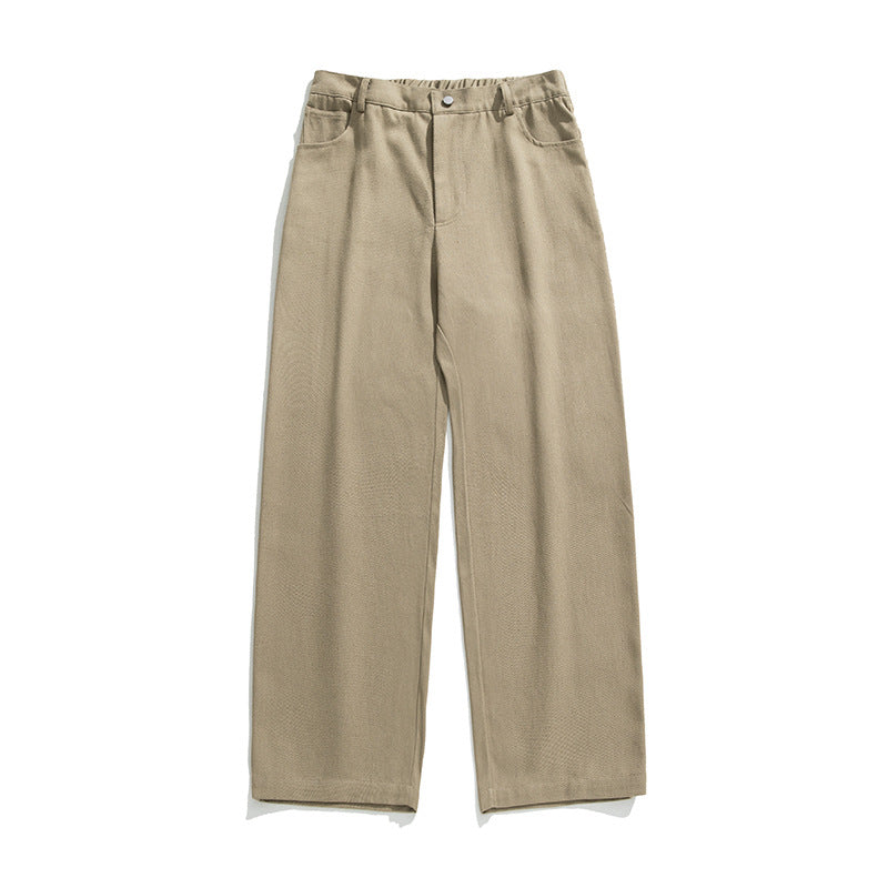Damen Weite hochtaillierte Chino-Hose aus Baumwollmix mit geradem Bein Echo Archiv