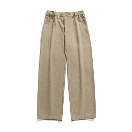 Damen Weite hochtaillierte Chino-Hose aus Baumwollmix mit geradem Bein Echo Archiv