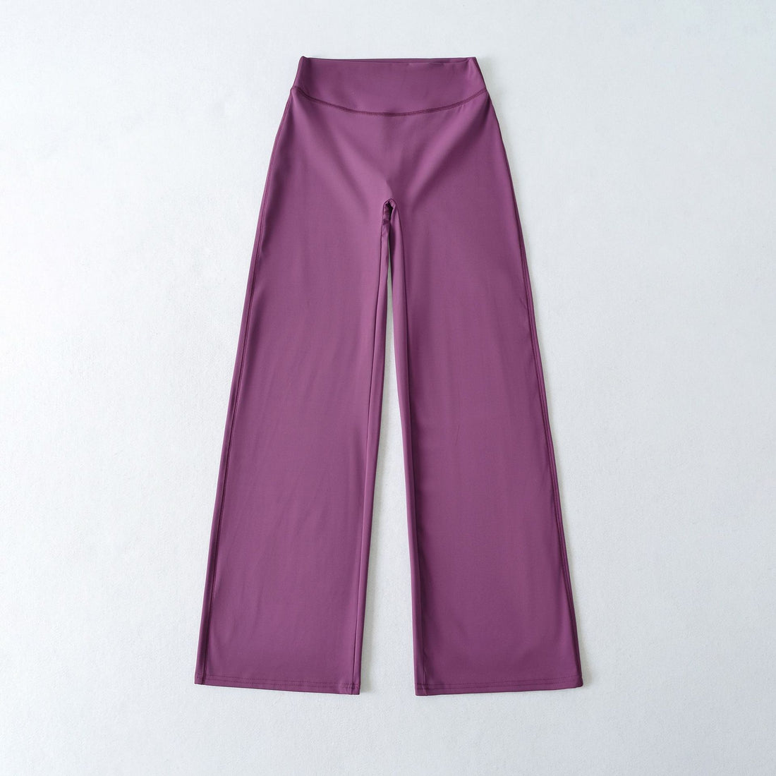 Damen Weite High Waist Loungehose aus Stretchjersey mit fließendem Schlag Echoarchiv