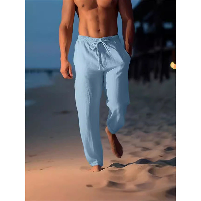 Herren atmungsaktive Strandhose mit verstellbarem Bund Echoarchiv