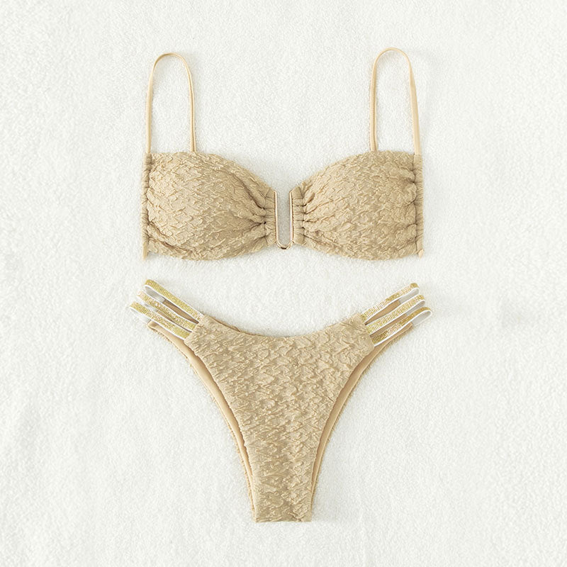 Damen Push-Up Bikini mit raffiniertem Schnürdetail Echo Archiv