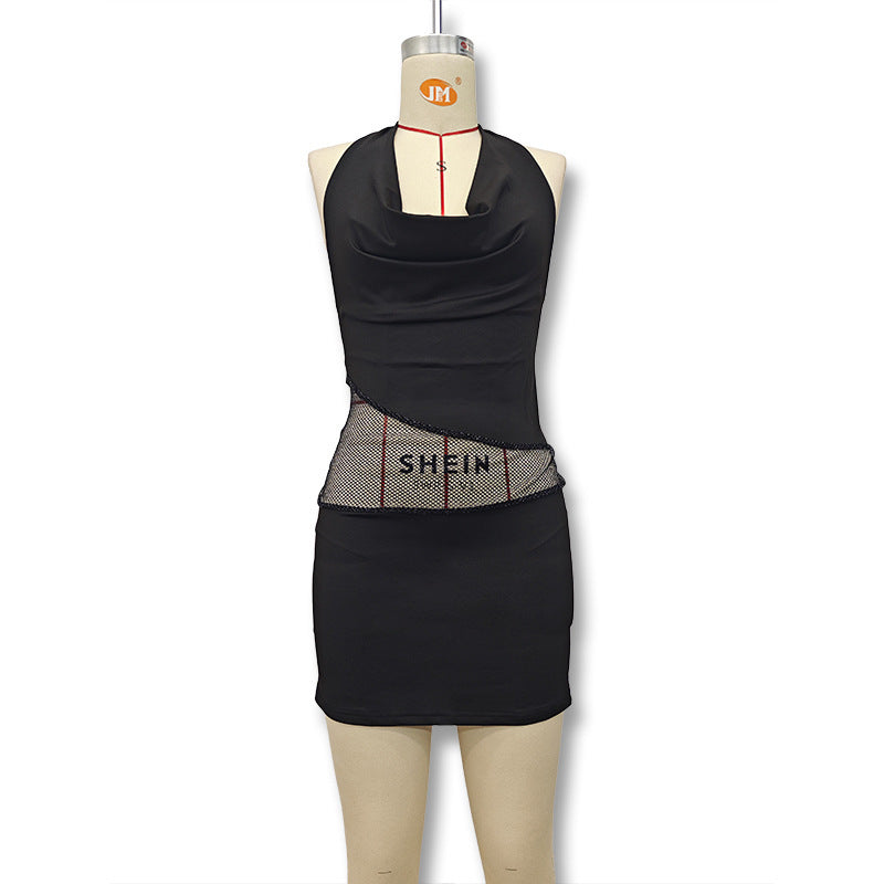 Damen Figurbetontes Minikleid mit elegantem Neckholder und raffinierter Drapierung Echo Archiv