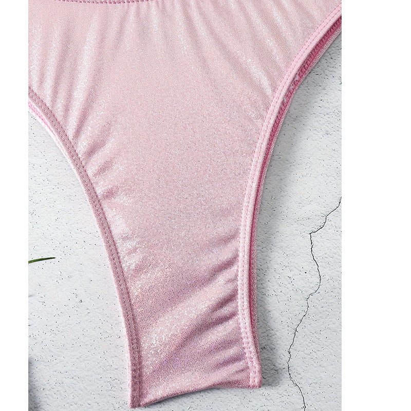 Damen Shimmerndes Banede Bikini-Set Echo Archiv