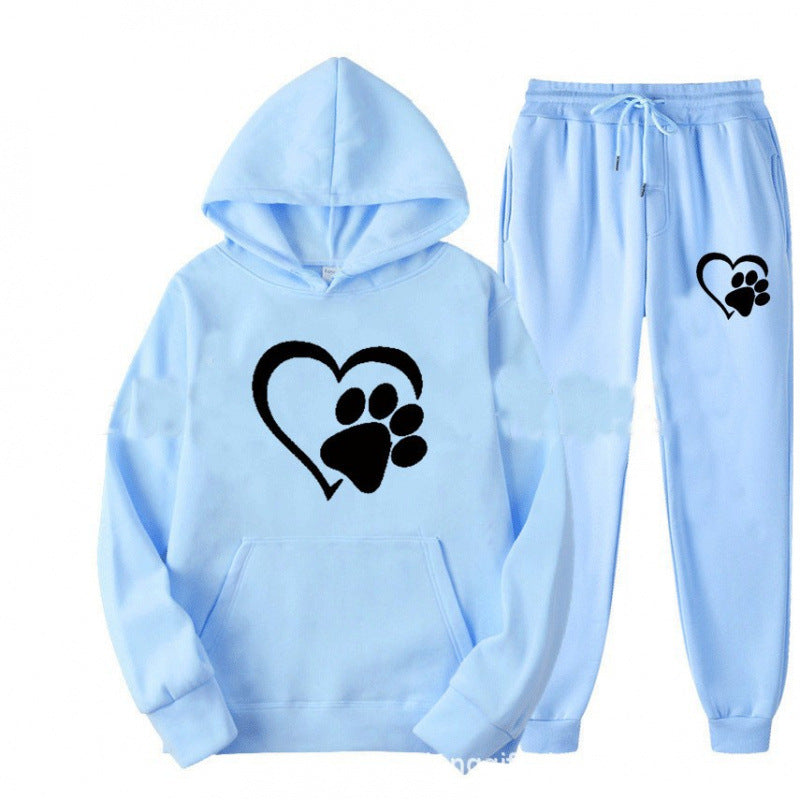 Damen Kuscheliger Hoodie und Jogginghose Set Echoarchiv