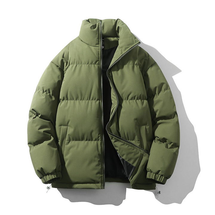 Herren isolierte Pufferjacke mit hohem Kragen und eleganter Passform Echoarchiv