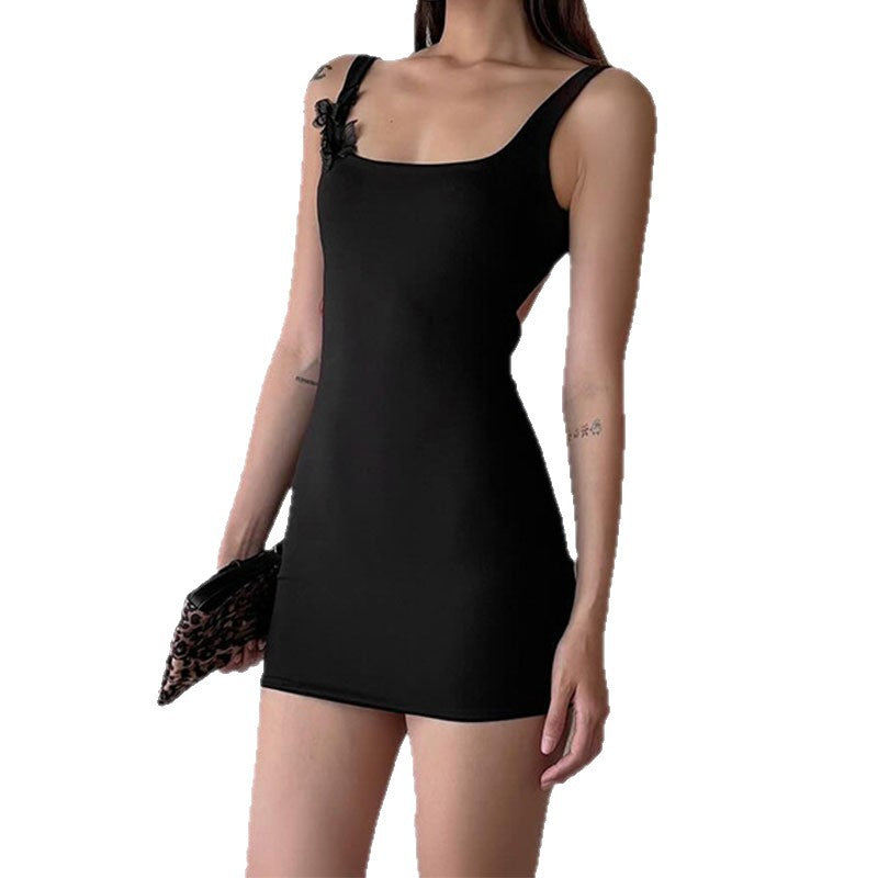 Damen Elegantes figurbetontes Minikleid mit floralem Akzent Echo Archiv