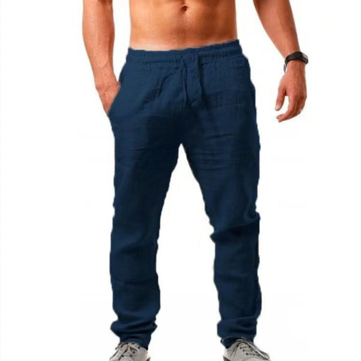 Herren Leichte und atmungsaktive Leinenhose Echoarchiv