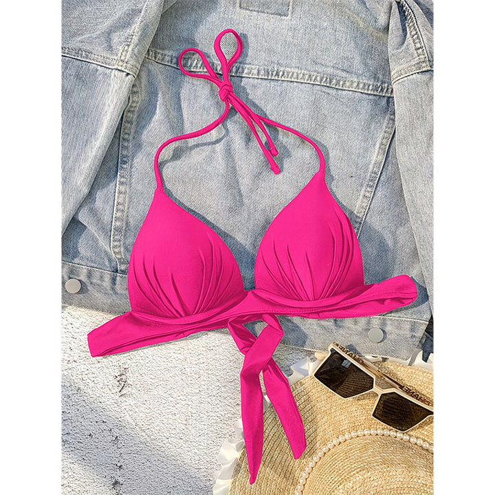 Damen Triangel-Bikini-Oberteil mit verstellbaren Bindebändern Echo Archiv