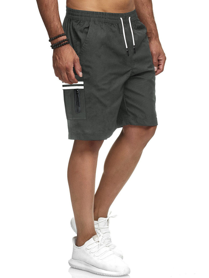 Herren Badeshorts mit praktischen Reißverschlusstaschen und elastischem Bund Echoarchiv