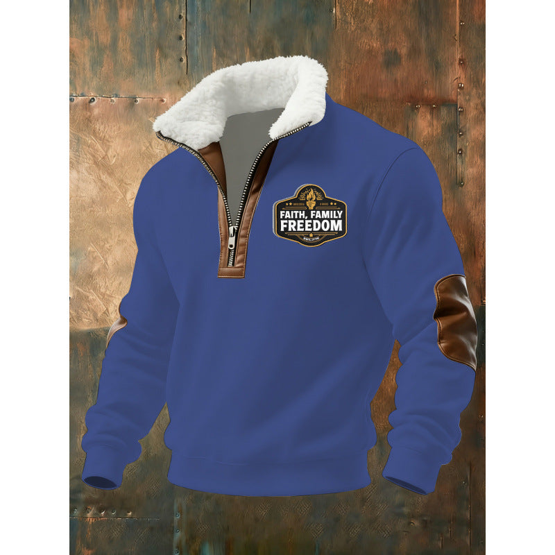 Herren Klassischer Kapuzenpullover mit Fleece-Detail Echoarchiv