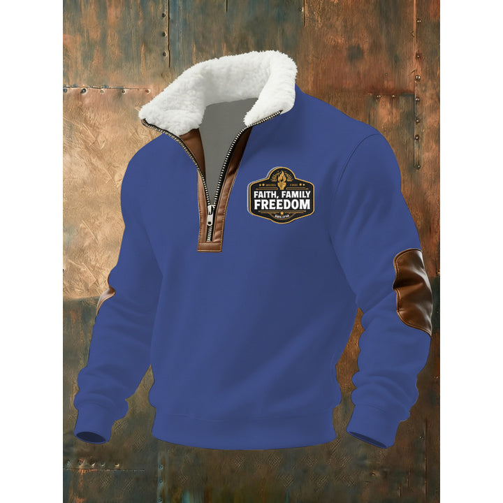 Herren Klassischer Kapuzenpullover mit Fleece-Detail Echoarchiv