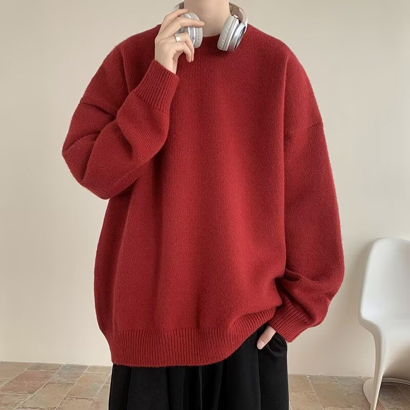 Damen Bequemer Oversize-Pullover Echoarchiv