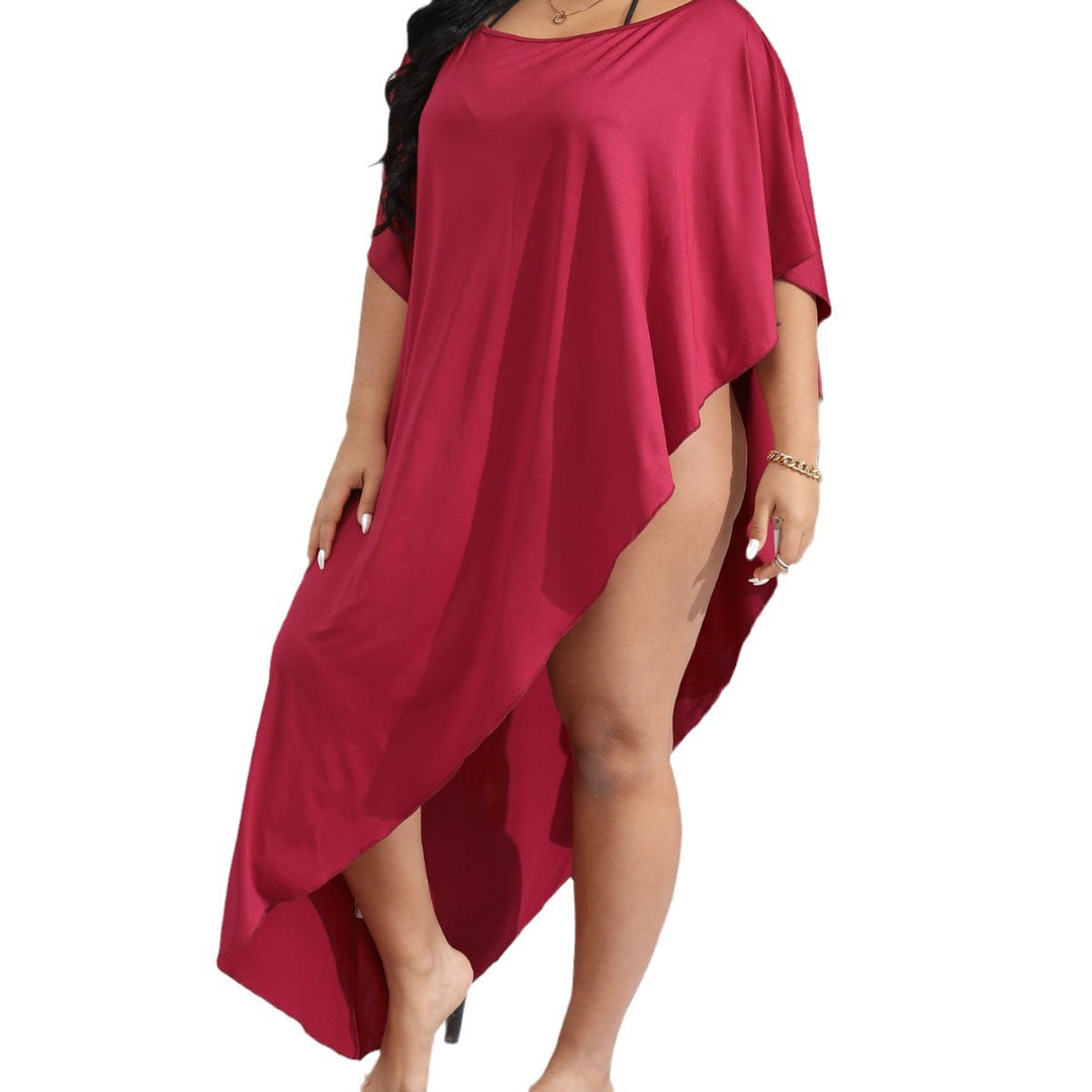 Damen luftiger Strandüberwurf mit elegantem asymmetrischen Schnitt Echo Archiv