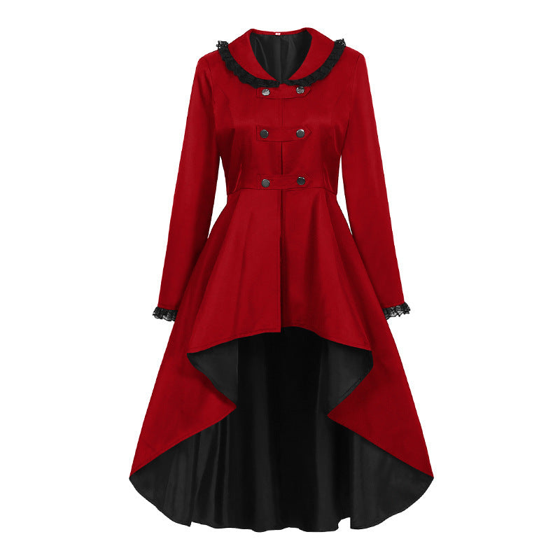 Damen romantisches Maxikleid mit Carmen-Ausschnitt, Puffärmeln, tailliertem Mieder und seitlicher Raffung – Valéora