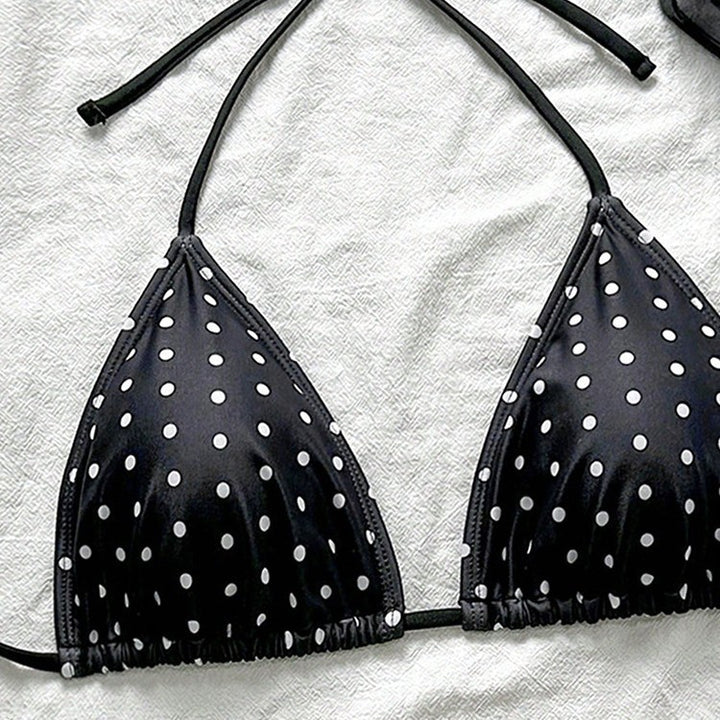 Damen Triangel-Bikinioberteil mit verspieltem Punkte-Design Echo Archiv