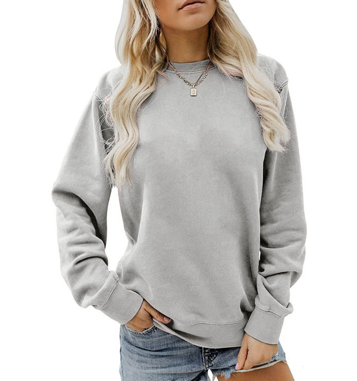 Damen nan lässiges Oversize Sweatshirt mit Rundhalsausschnitt und weichem Baumwollfleece Echo Archiv
