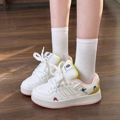 Damen Sneakers mit lustigen Applikationen und rutschfester Sohle Echo Archiv