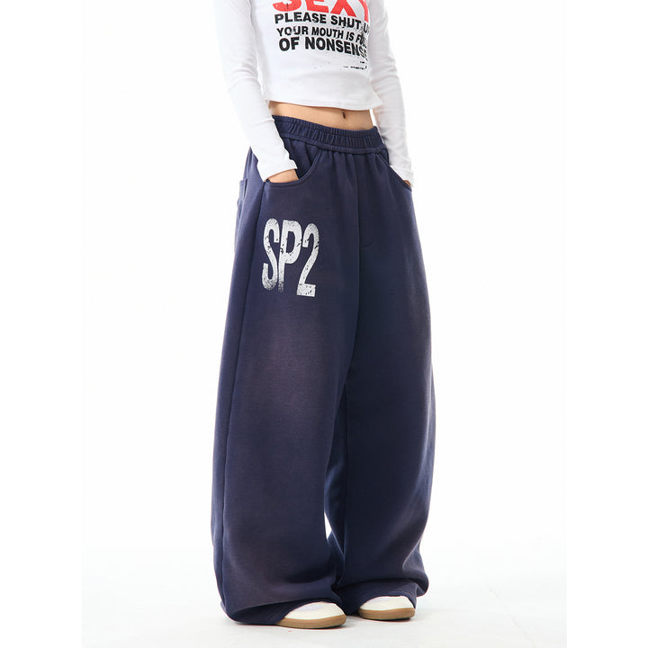 Damen Bequeme Oversized Freizeithose Echoarchiv