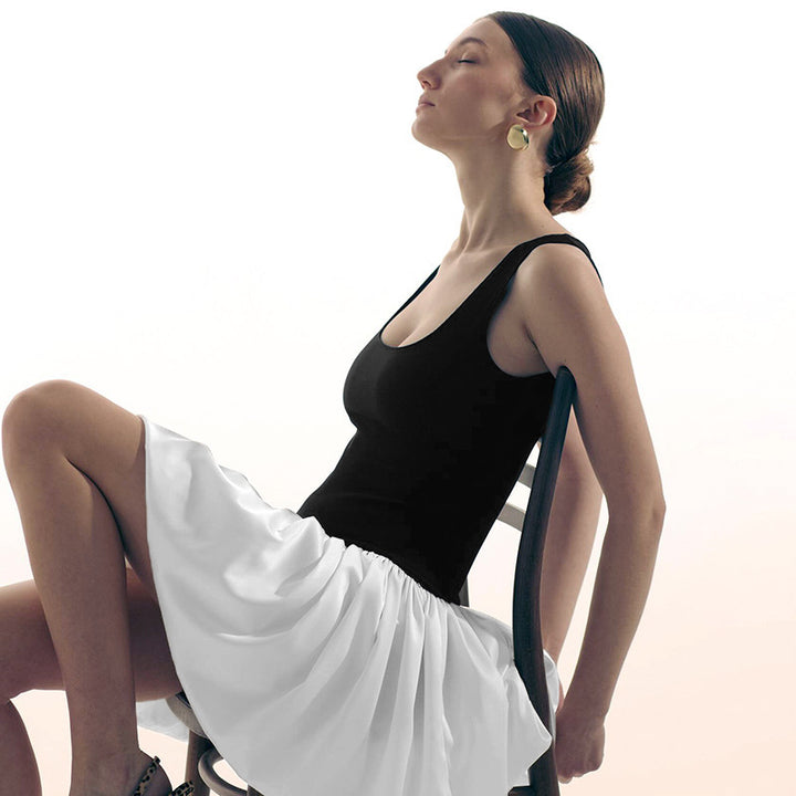 Damen Sportives Mini-Kleid mit lässigem Schnitt und voluminösem Rock Echo Archiv