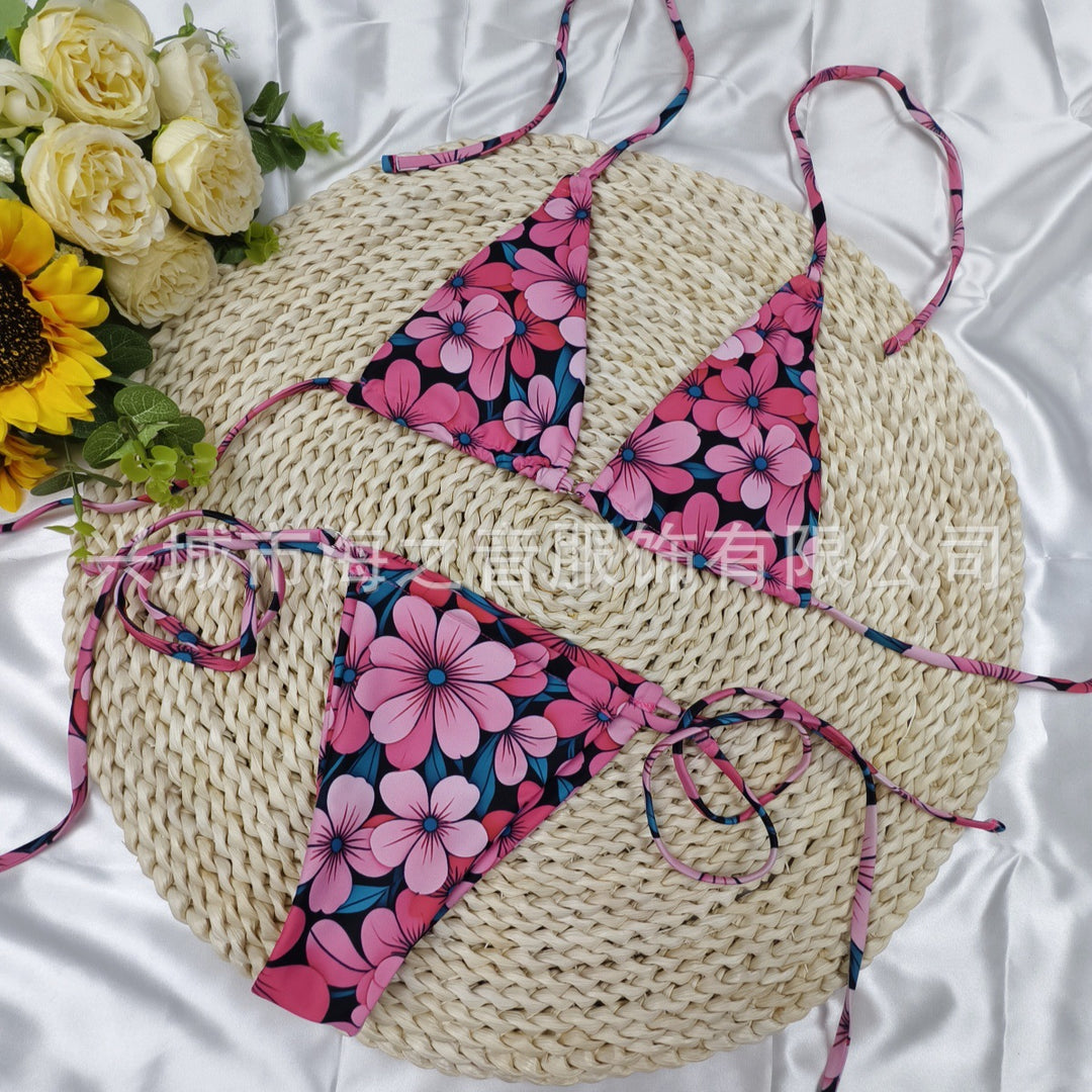 Damen Triangel-Bikini mit verspieltem Punkten-Design Echo Archiv