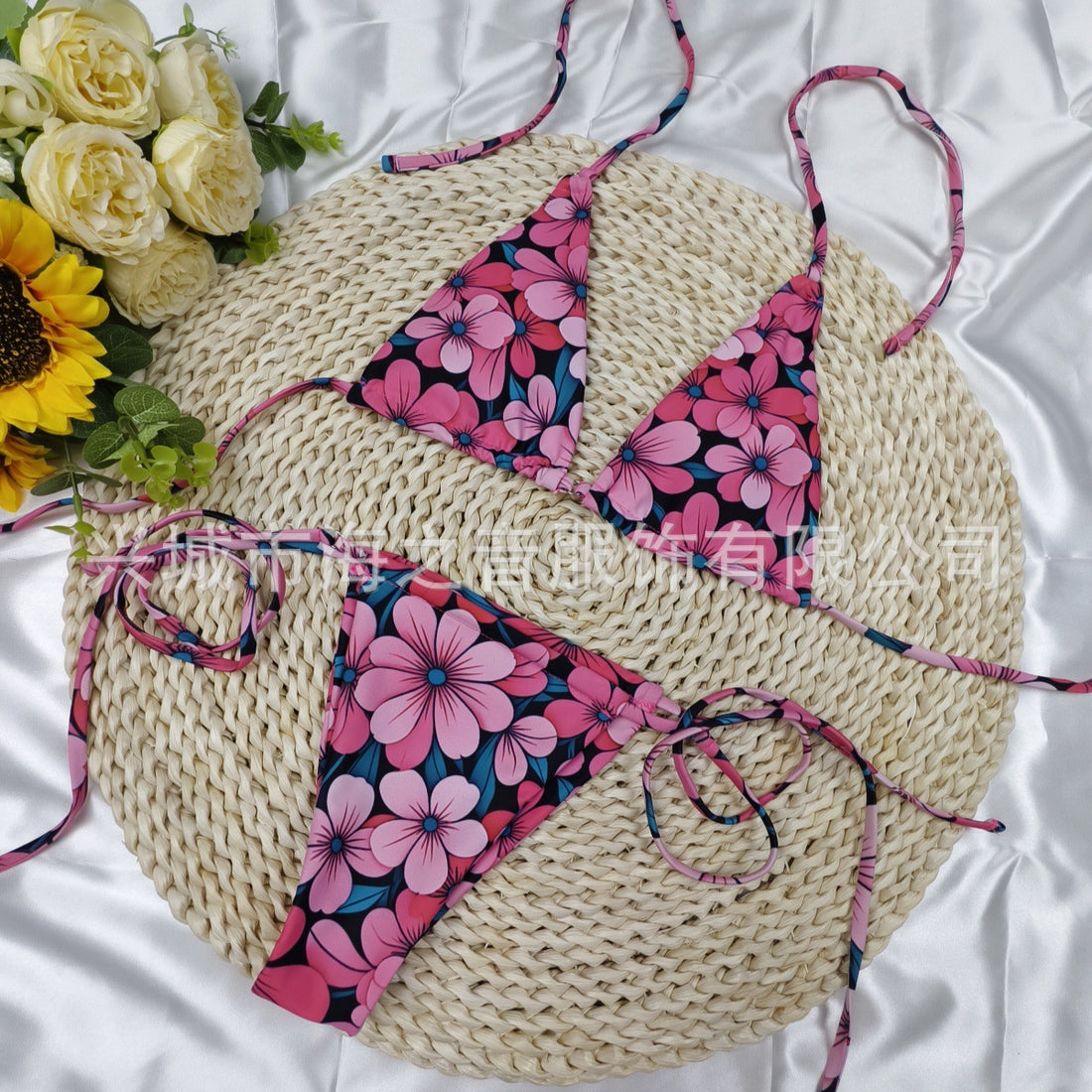 Damen Triangel-Bikini mit verspieltem Punkten-Design – Maréssa