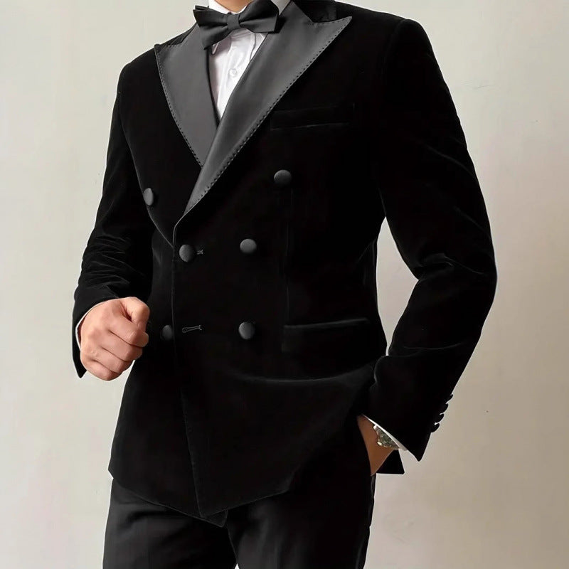 Herren eleganter Smoking-Jacke Echoarchiv