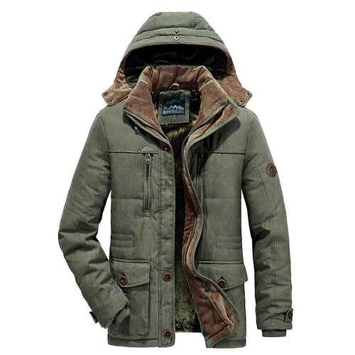 Herren Parka mit Teddyfutter und abnehmbarer Innenjacke – Montevé