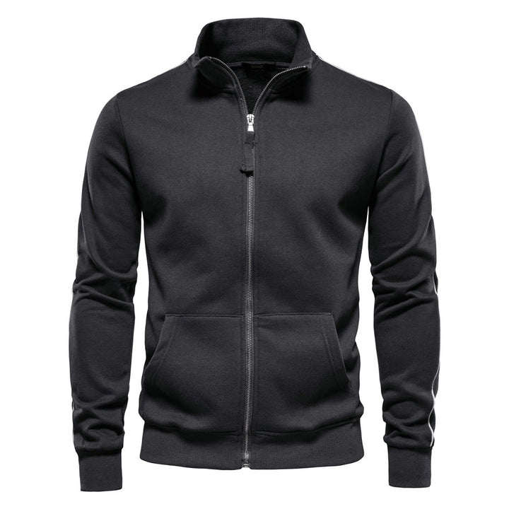 Herren SwEchoarchivtjacke mit hohem Kragen und durchgehendem Reißverschluss Echoarchiv