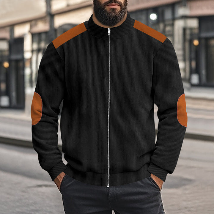 Herren Sportliche Jacke mit Reißverschluss und modischen Akzenten Echoarchiv