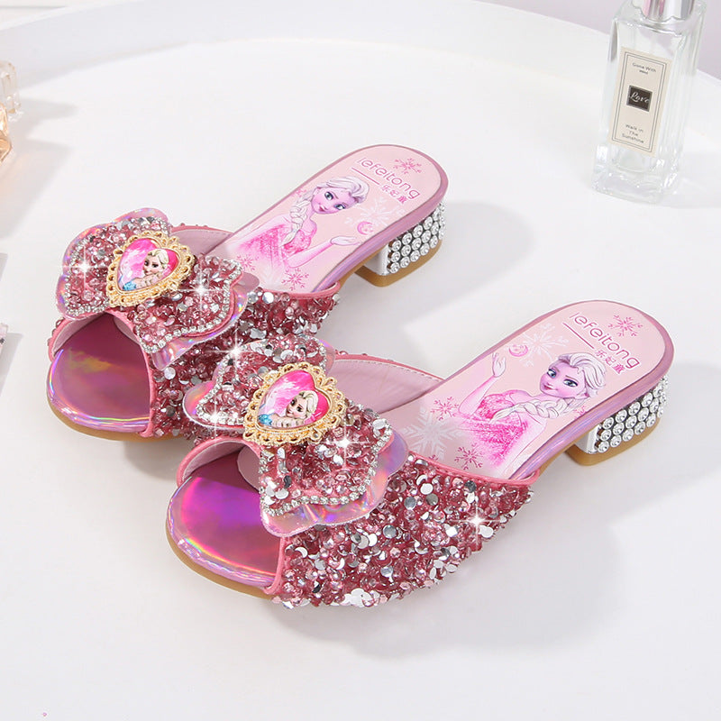 Damen Glitzernde Hausschuhe Echo Archiv
