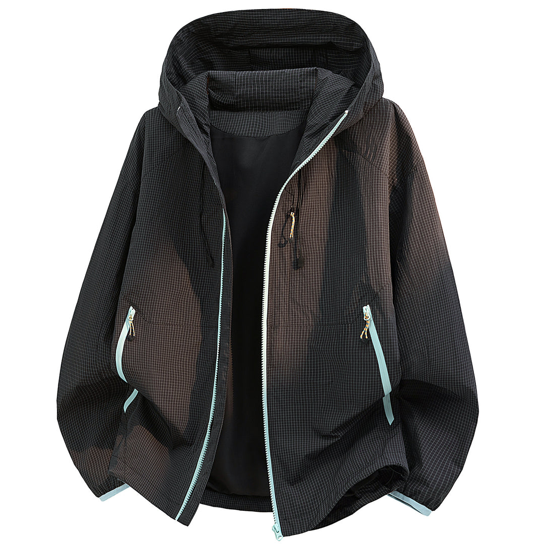 Damen Wasserabweisende Übergangsjacke mit Kapuze Echoarchiv