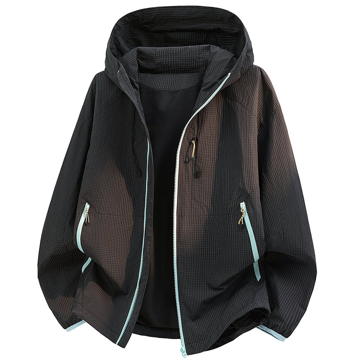 Damen Wasserabweisende Übergangsjacke mit Kapuze Echoarchiv
