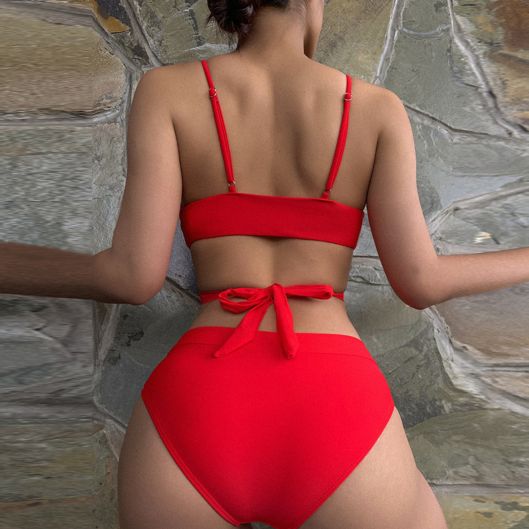 Damen Triangel-Bikini mit modischen Akzenten Echo Archiv