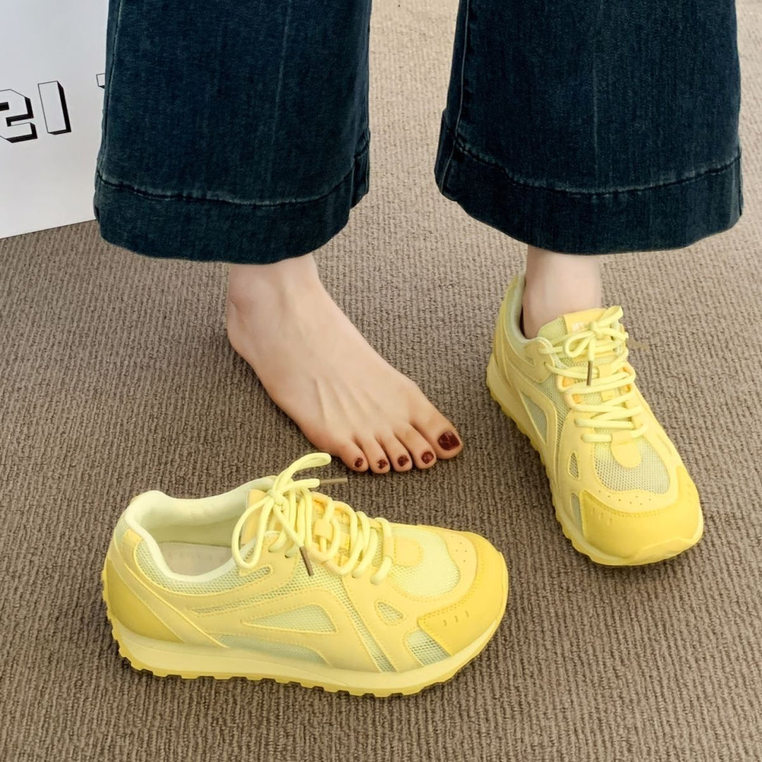 Damen Sportliche Sneakers mit atmungsaktivem Mesh und dämpfender Sohle Echo Archiv